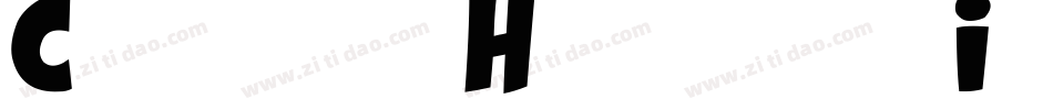ComixHeavy Italic字体转换
